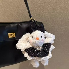 黒水玉耳垂うさぎバッグペンダント漫画かわいいぬいぐるみキーホルダーギフトぬいぐるみペンダント