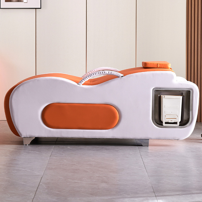 Cama de lavado de la cara doméstica multifuncional, cama de belleza de madera maciza, cama de lavado de cabello de masaje, cama de fisioterapia de tatuaje, salón de belleza especial