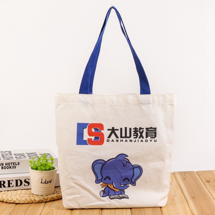 印花帆布袋创意广告购物棉布袋彩印帆布背包袋可印logo