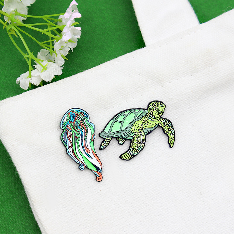 Cartoon Style Animal Alloy Enamel Unisex Brooches display picture 5