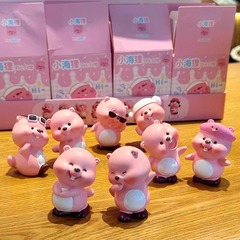 ループィー・リトルビーバー・ルビー人形 誕生日プレゼント 女の子が親友に贈る 斜め頭が可愛い ブラインドボックス ミニ置物
