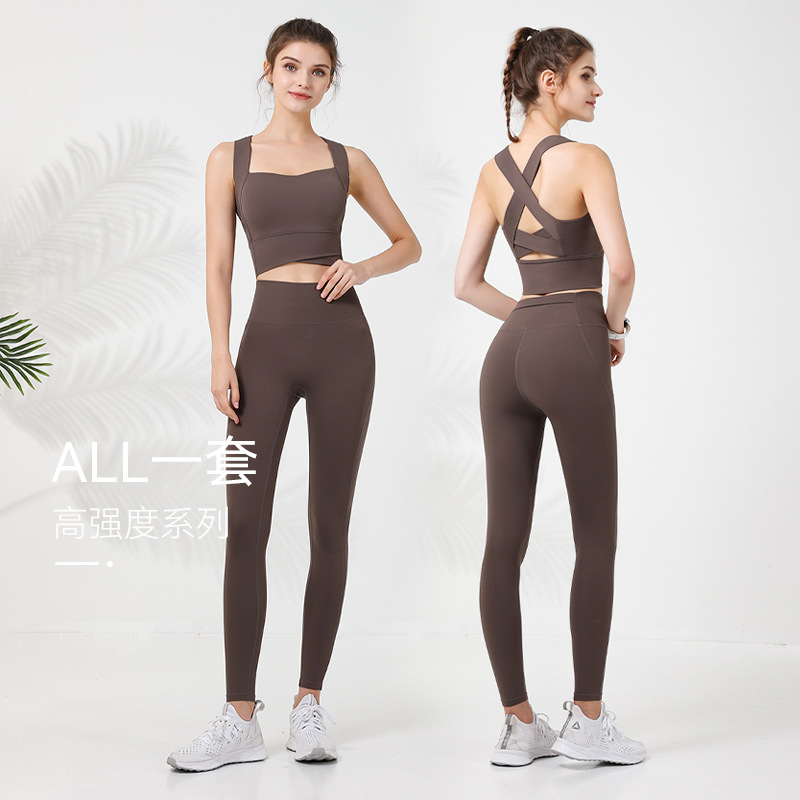Sujetador deportivo para espalda bonita para mujer, tirantes anchos cruzados a prueba de golpes, control del vientre presurizado fijo, sujetador de fitness transpirable, chaleco de yoga