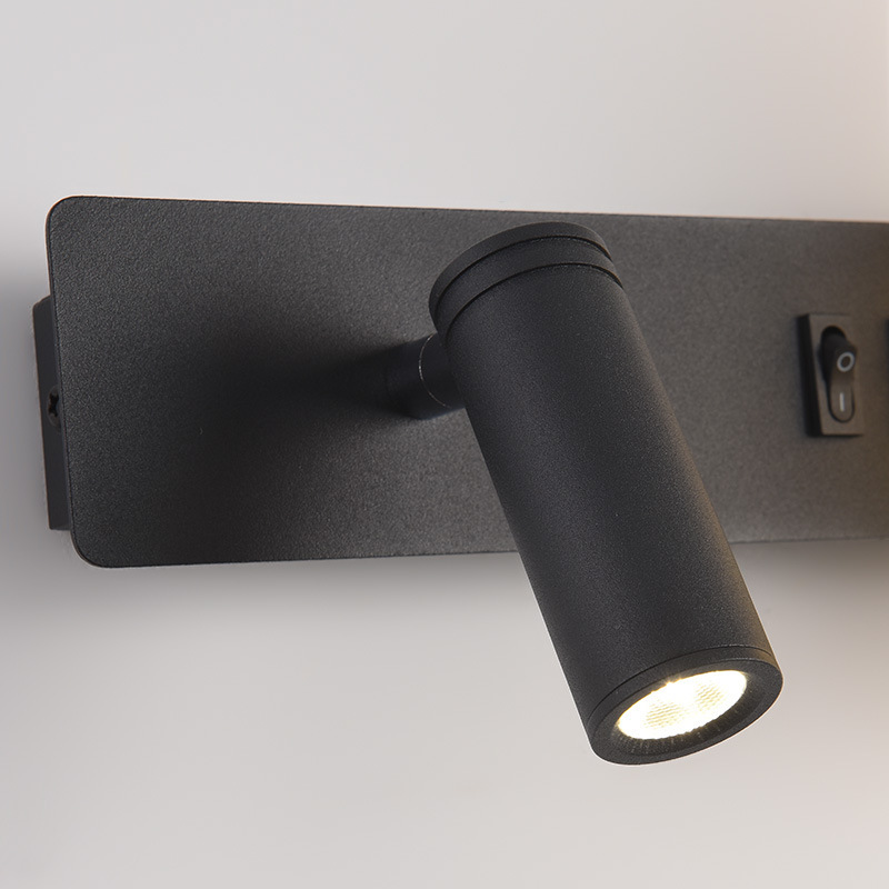 Estudiar dormitorio diseñador de cabecera lámpara LED cabecera lámpara de pared lámpara de diseño nórdico interruptor de lectura para niños