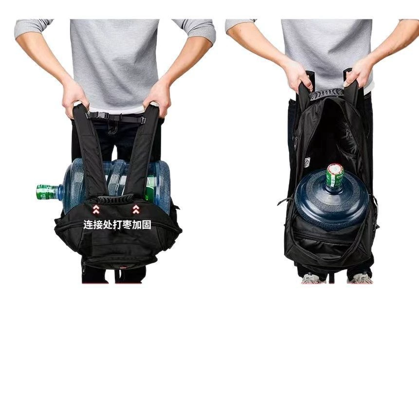 Big capacious backpack, sports travel bag, waterproof bag, high-end