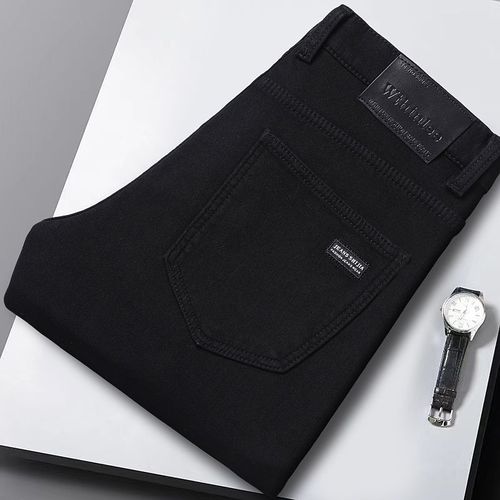 WthinLEE***Surprise Price Bestseller 201 Thicken Fleece Elastic Business Thick Pure Black 28-40 Size