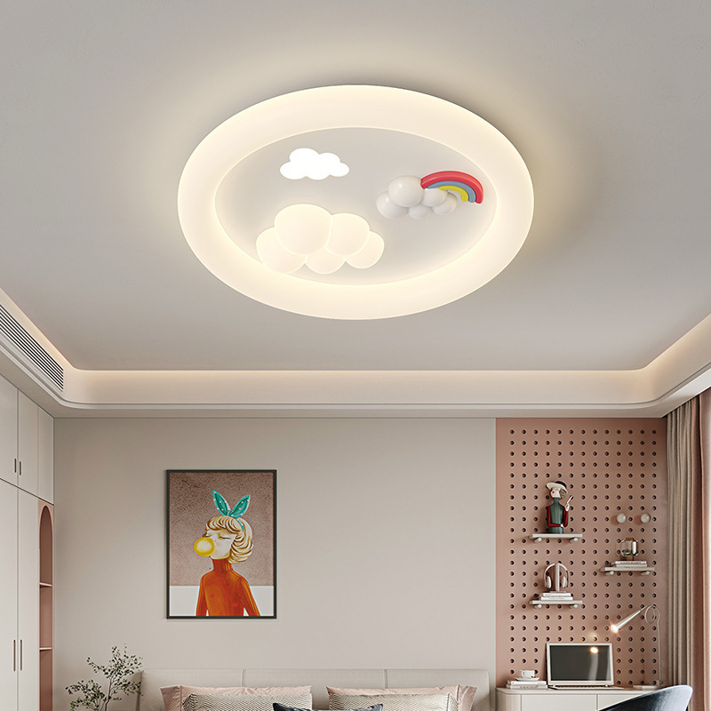 2026 New Full-Spectrum Children's Bedroom Lamp for Boys and Girls, Creative Cloud Design, Flicker-Free, Anti-Blue Light Ceiling Lamp 2026 New Full-Spectrum Children's Bedroom Lamp for Boys and Girls, Creative Cloud Design, Flicker-Free, Anti-Blue Light Ceiling Lamp