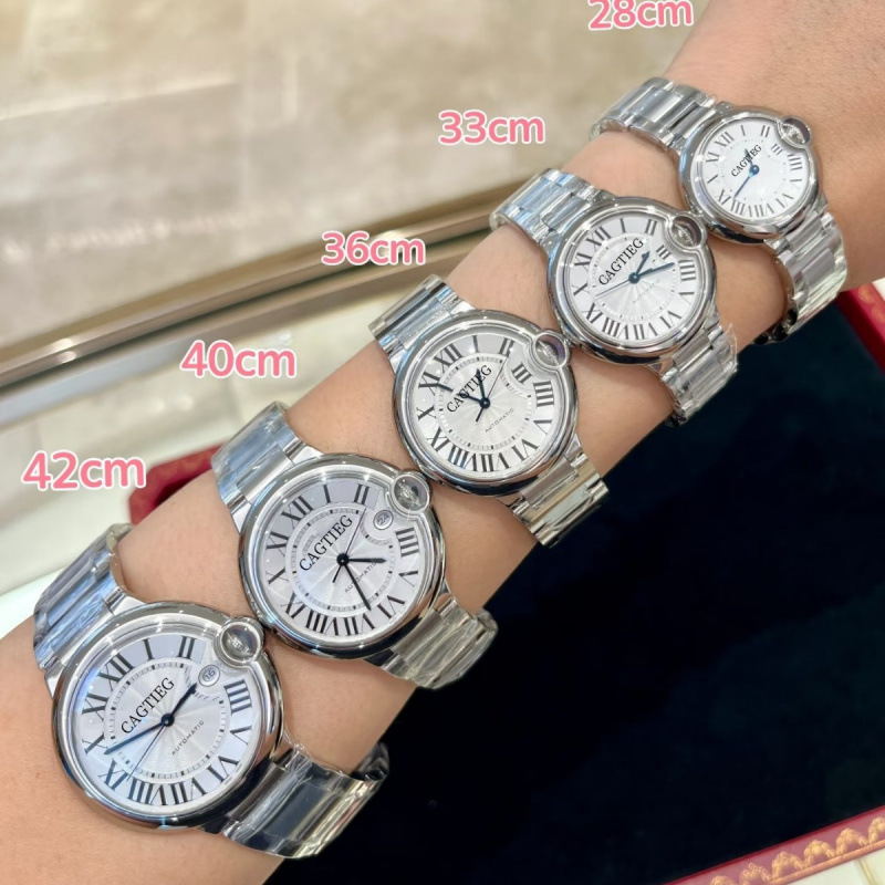 Big Brand Luxury Blue Balloon Watch for Men and Women, Hollow Fully Automatic Mechanical Watch, Women's Watch, Waterproof Watch