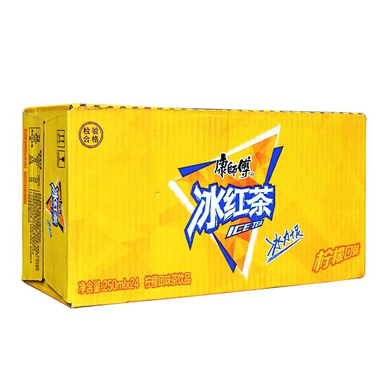 Master Kong Beverages 250ml*24 Boxes Whole Box Mixed Iced Black Tea, Ice Sugar Snow Pear, Jasmine Honey Tea, Sour Plum Soup Wholesale 5