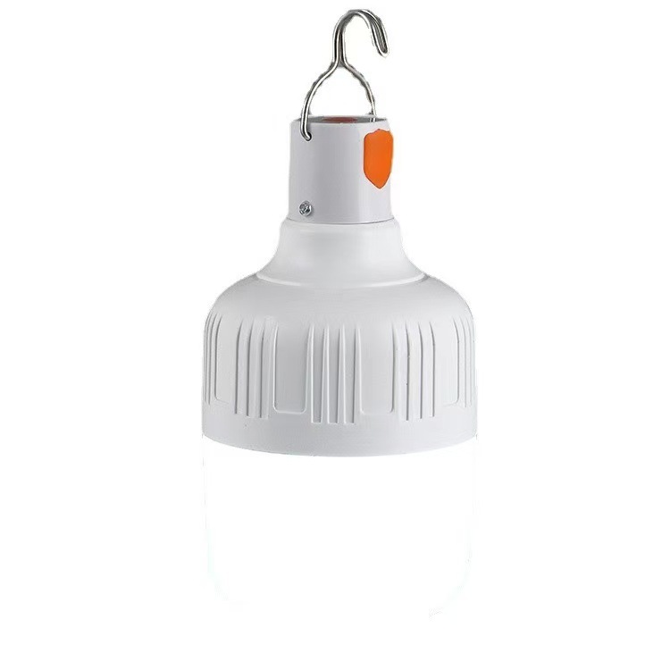 Bombilla led al aire libre para acampar lámpara de puesto usb bombilla recargable bombilla de carga de potencia completa campo de campamento al aire libre