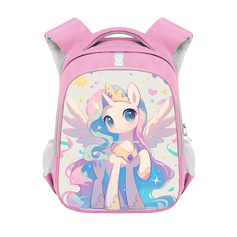 Pony, светоотражающий вместительный рюкзак для учащихся, полиэстер