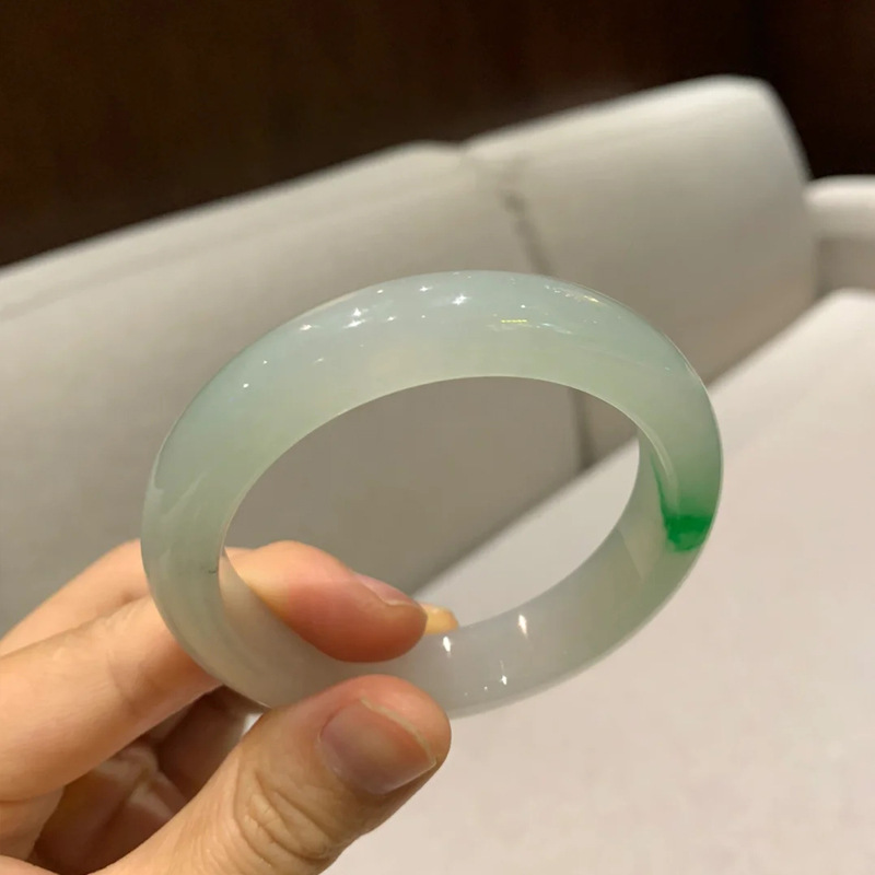 Natural Burmese Type A Jadeite Bracelet Jade Bangle_voghion.com