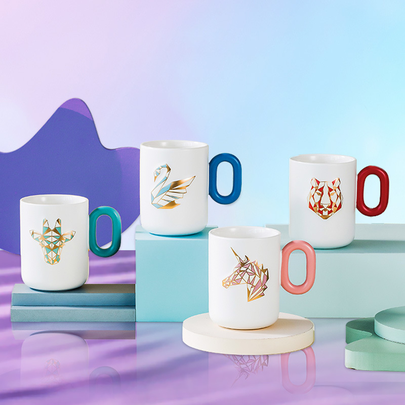 38 regalos del día de la mujer tazas de cerámica personalizadas impresión LOGO unidad de la compañía acompañante regalo de graduación