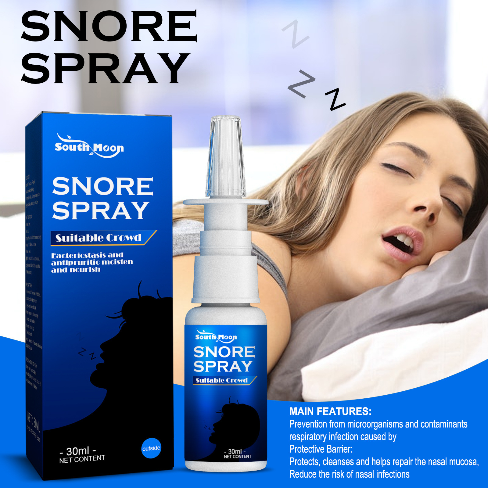 South Moon Herbal Spray Anti-Snoring Spr...