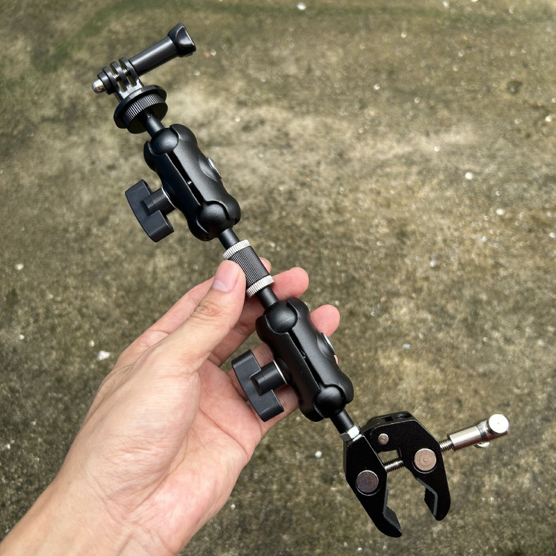 Cycling Camera Holder Handlebar Gopro Holder Tricycle Mobile Phone Holder 360X3 Panoramic Holder Outdoor