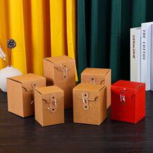 牛皮纸盒蜂蜜包装盒茶叶包装盒挂耳咖啡杯茶杯礼物盒空盒蜡杯空杯