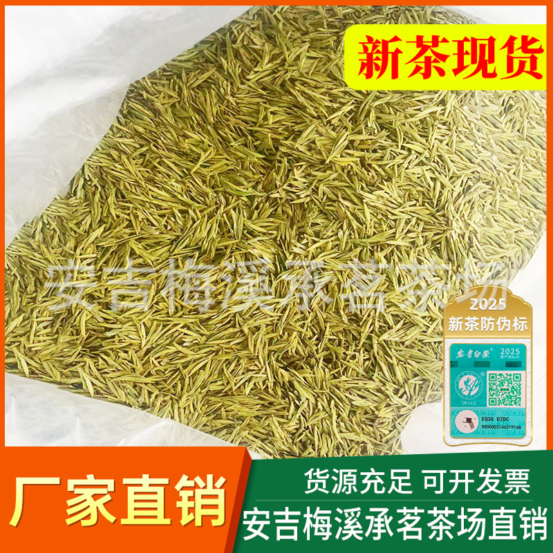 特级新茶正宗安吉黄金芽茶叶绿茶奶白安吉白茶厂家直销散装供货