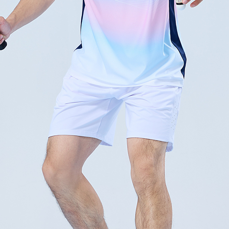 Nuevos trajes deportivos de bádminton se pueden imprimir ropa de entrenamiento ropa de voleibol de aire secado rápido ping-pong 1503