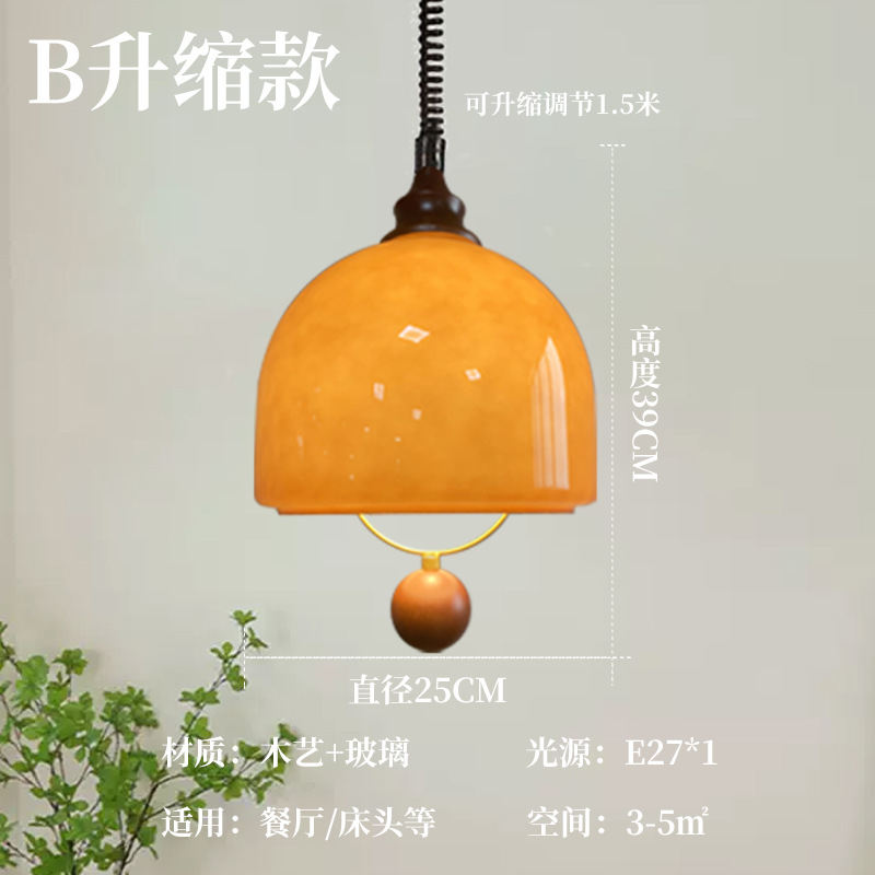 Medieval candelabro de restaurante de viento tranquilo puede elevar y bajar bar de vidrio retráctil sala de té vintage candelabro de mesa de comedor retro