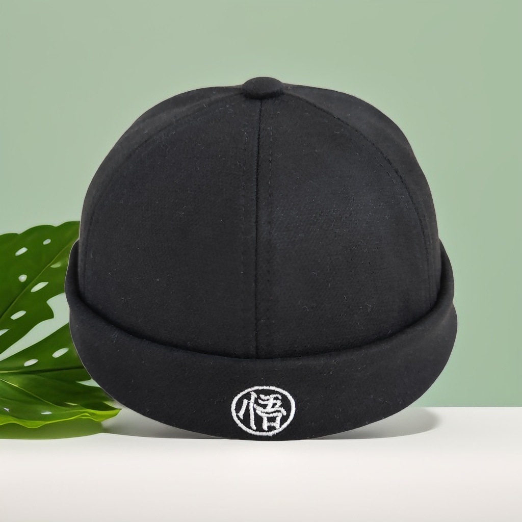 Sombrero de algodón nuevo sombrero de caballero retro primavera y otoño delgado sombrero de hombre de moda casual joven de mediana edad sombrero de piel de melón