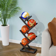 儿童篮球足球收纳架筐摆放架家用球架置球架放球架球置物架展示架