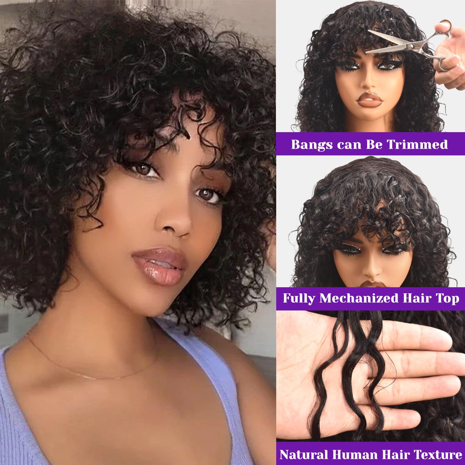 Pequeño rollo africano cabello largo cabello completo cubierto de cabello suizo red real wig transfronterizo exclusivo para el espectáculo de ventas directas de fabricantes