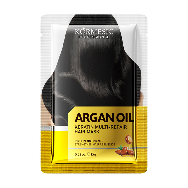 Transfronterizo KORMESIC aceite de nuez queratina máscara de cabello multihidratante máscara de cabello comercio exterior compacto y portátil
