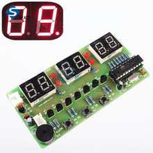 C51 Digital Electronic Clock with Buzzer Learning Suite Six