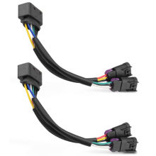 2 件转换线束四个外壳到投影机大灯适用于公羊卡车 2009-2018