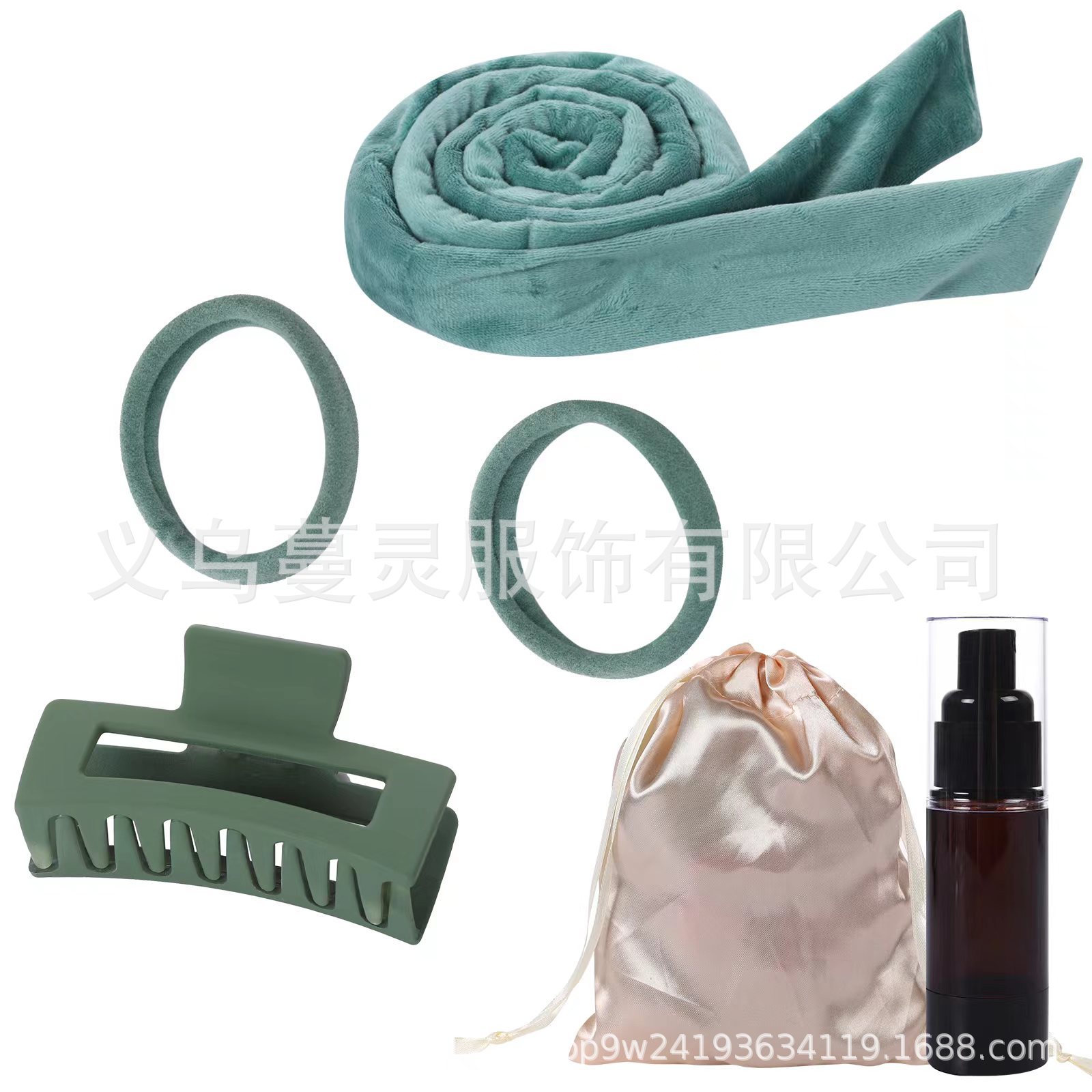 Fabricante Amazon arco rizador de pelo perezoso sueño peluquería onda grande sin calor rizador de pelo diadema