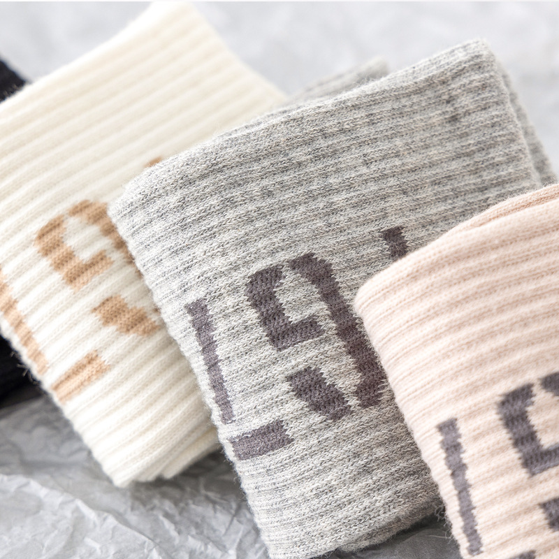 Calcetines para hombre otoño e invierno nueva línea principal FOG ABC alfanumérico estilo deportivo de moda calcetines deportivos de calle_voghion.com