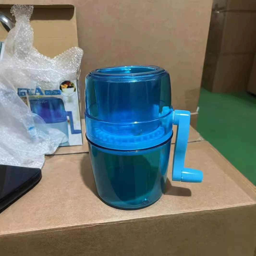 Cross -border hand -shaved ice machine manual ice machine broken ice machine mini small sand ice machine children's household ice machine