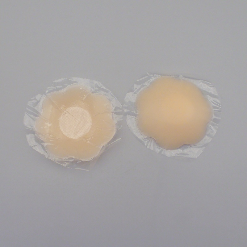 [Suporte al cabello] pegatinas de pecho de silicona anti-bumps almohadilla de pecho vestido de boda anti-desvanecimiento delgado encaje invisible pegatinas de pecho de silicona