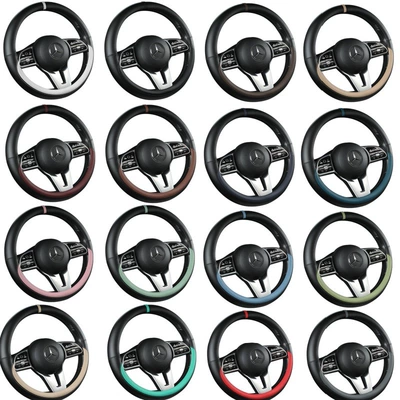 sweat-absorbent leather cover for all seasons, Steering wheel cover