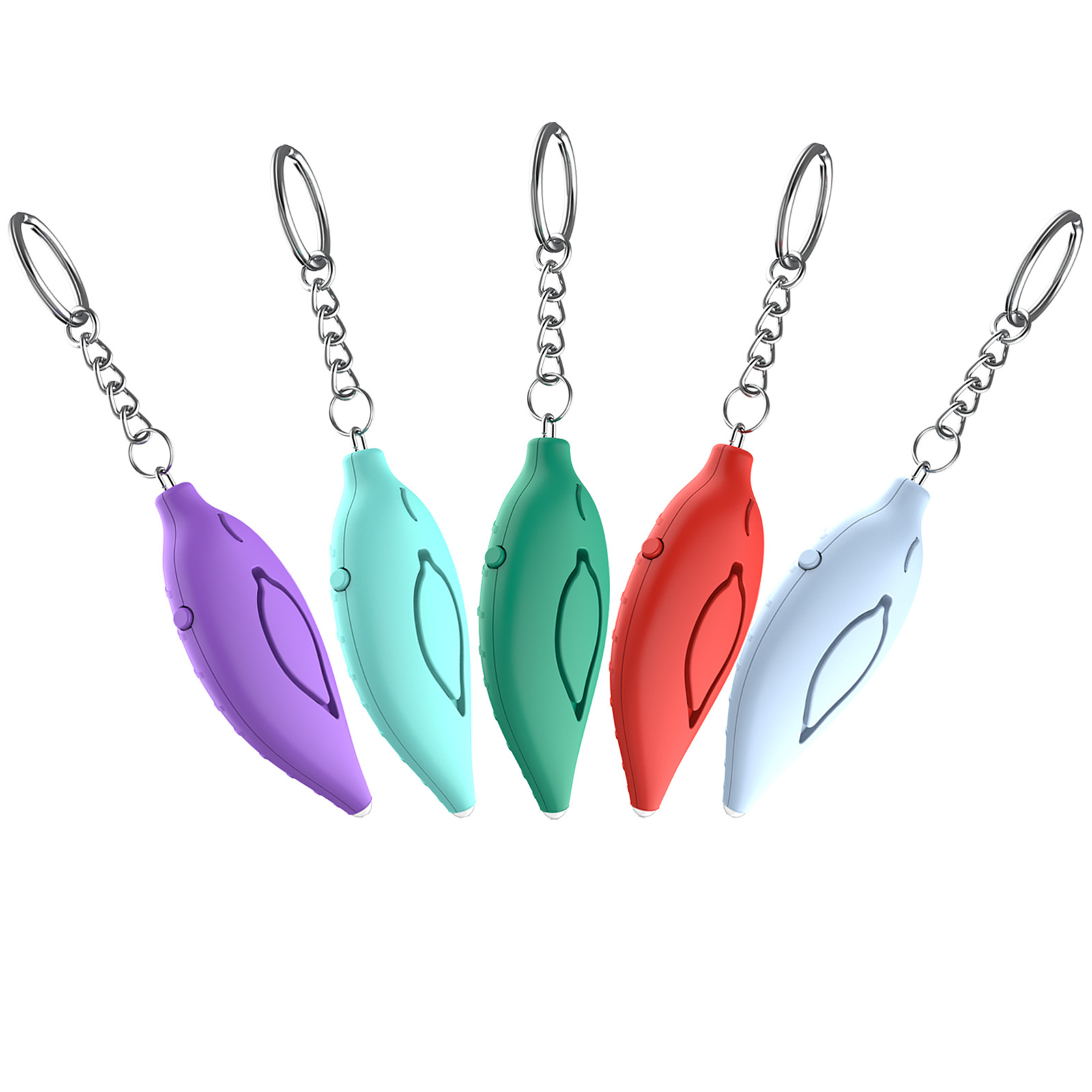 Alarma Personal Tipo Hoja MPA01 con Luz LED para Autodefensa