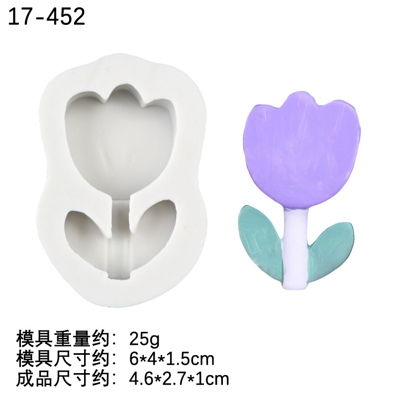 Molde de Silicona con Forma de Flor Animada para Decoración de Mesa image 10