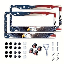 S 25849 US Style Aluminum License Frame ��Ҏ�X�Ͻ�܇�Ƽ�