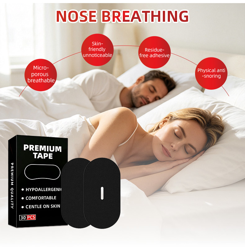 Mouth Breathing Correction Patch Anti Snoring Sleep Strip 30 Patches Box specifications