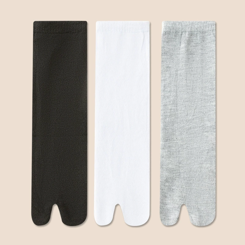 Summer thin knee socks, breathable shoes, clogs, mid-length