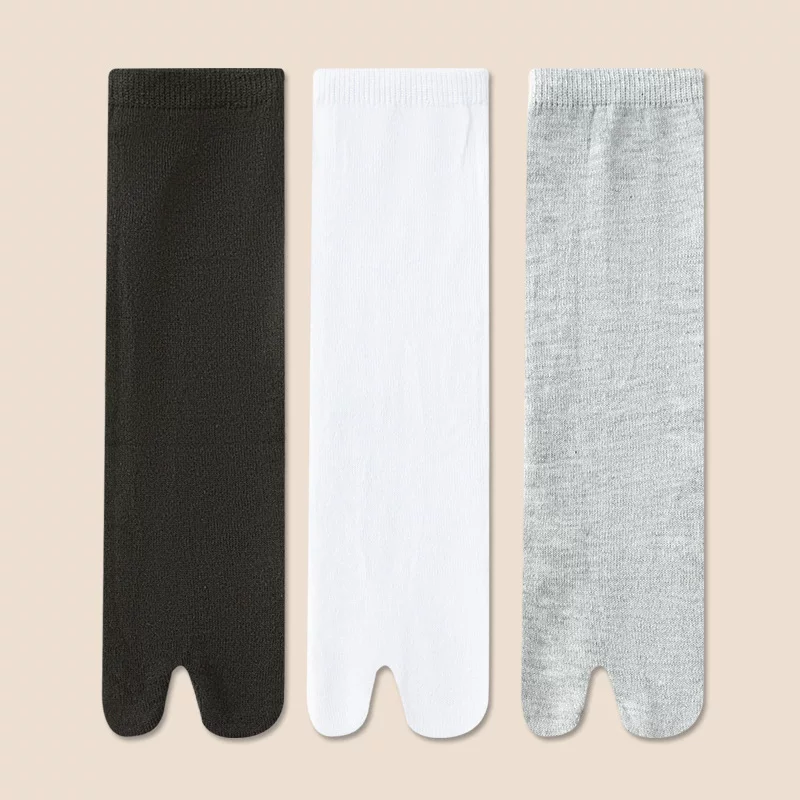 Summer thin knee socks, breathable shoes, clogs, mid-length