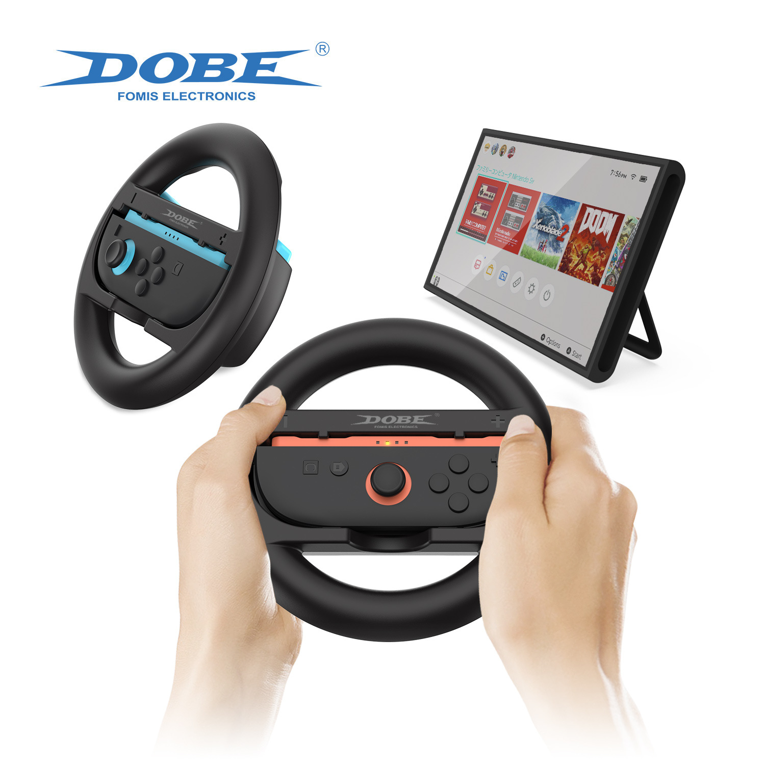 Switch 2 üçün Joy-Pad tutacaq və sükan qrip dəsti