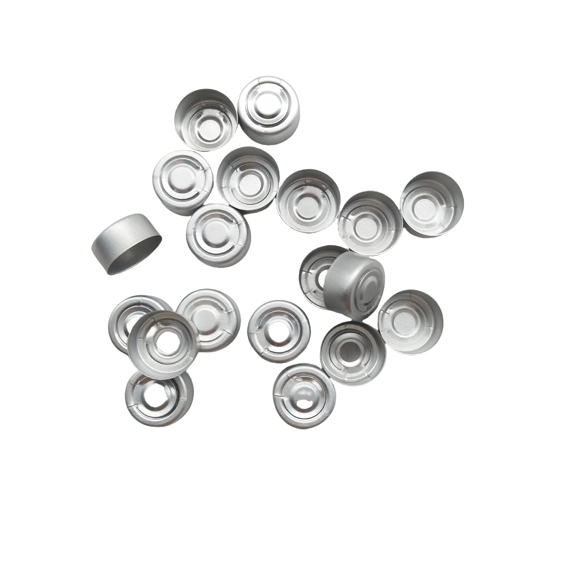 20中孔铝盖 铝塑盖 西林瓶 丁基胶塞 铝盖定制