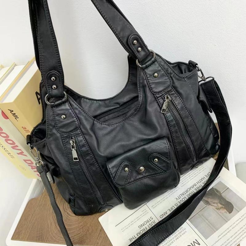 Cross - Border Special for Women 's retro Washing Y2K spicy Girl Locomotive pack de gran capacidad Japan and Korea Fashion Pocket single Pocket Pack