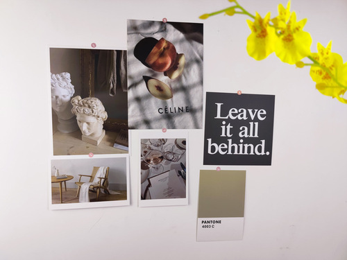 Ins-style sticker series bedroom dormitory background wall poster card wall decoration background photo prop card