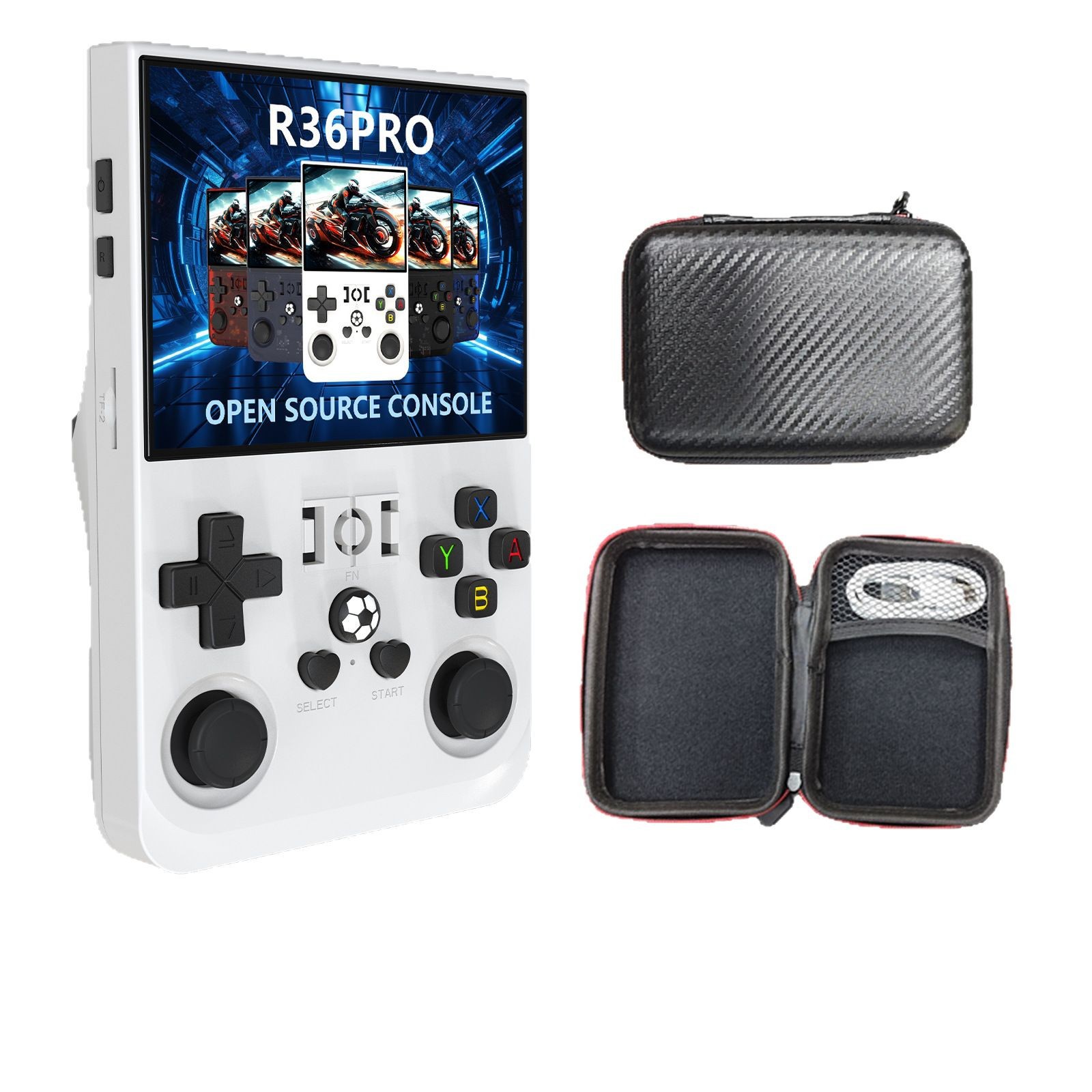 R36MAX computadora de mano de código abierto 4.0 pulgadas pantalla grande doble joystick arcade R36PRO GBA consola de juegos PSP