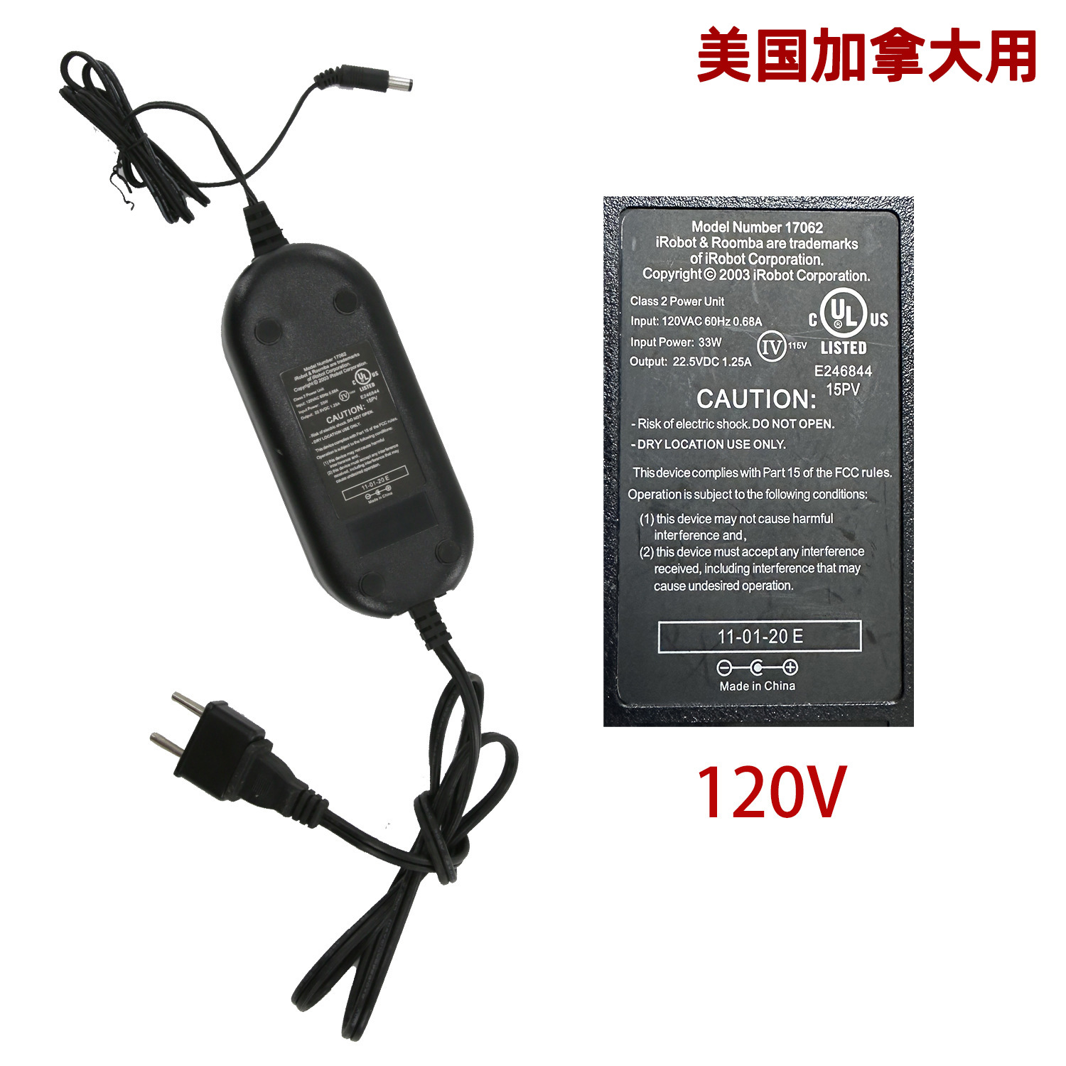 Base de Carga Compatible con Aspiradoras iRobot Serie 8, Cargador Universal, Estación de Carga, Repuestos