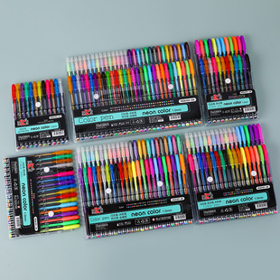 Flash Gel Pen Color Gel Pen Ballpoint Pen Handwriting Pen Children Glitter Stars Special Color Pen for Making Notes