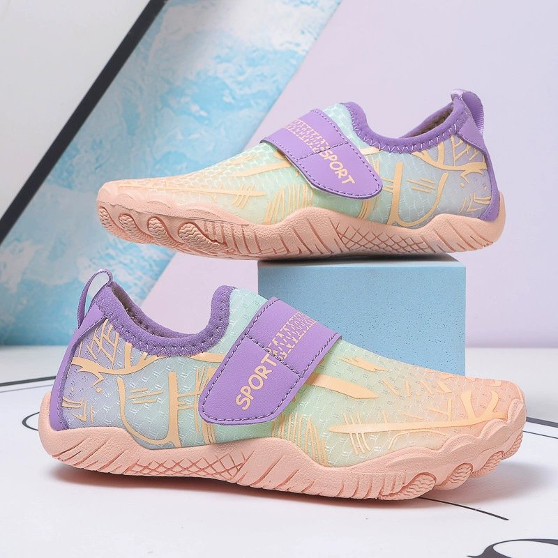 Детская нескользящая обувь, пляжная обувь для купания, аквапарк, скакалка, мягкая подошва, для подростков