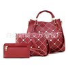 Set, fashionable bag strap one shoulder, suitable for import, 2021 collection, Korean style, 3 piece set