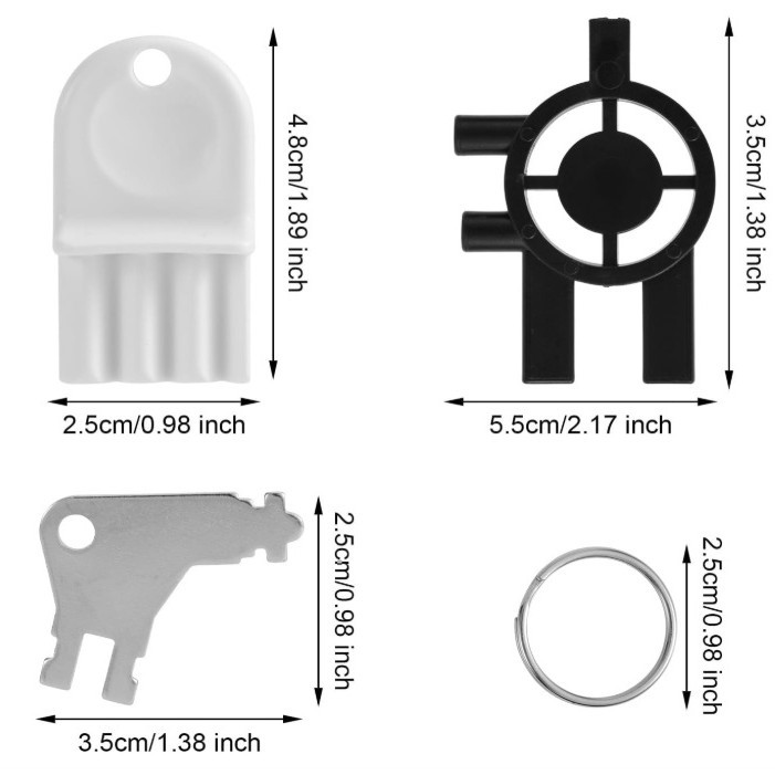 Mercancías transfronterizas Georgia Pacific 50504 dispensador de papel higiénico desinfectante de manos llave cat8398