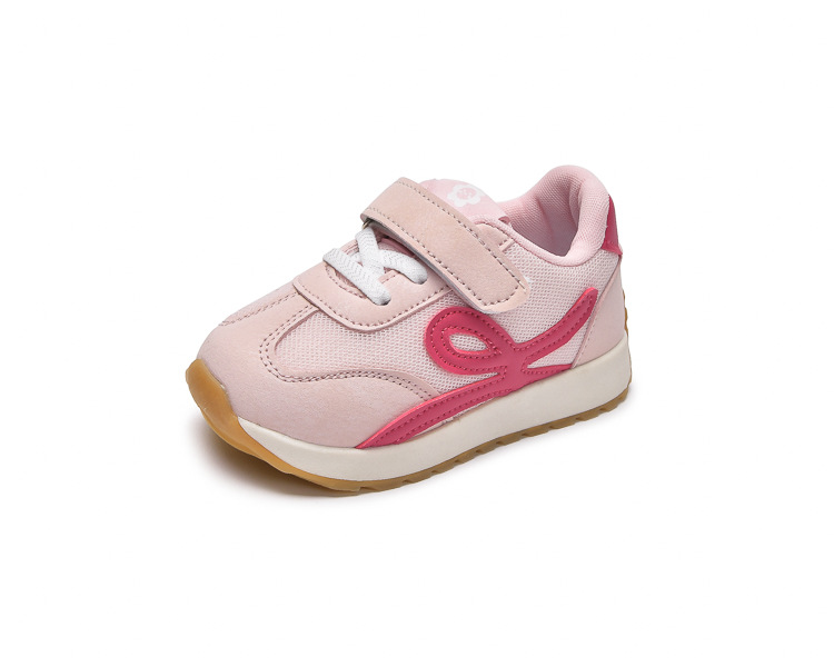Zapatos Forrest Gump para niños, malla, transpirable, suela suave, antideslizante, primavera 2025, nuevos zapatos deportivos para niños y niñas, zapatos de cintura pequeños